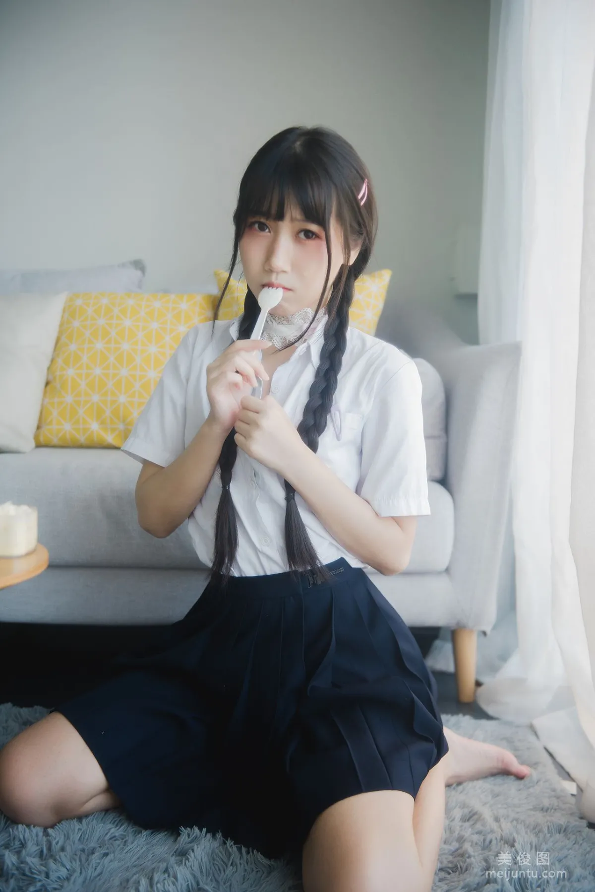 [網紅COSER] 微博人氣Coser不呆貓 - 奶油少女 19