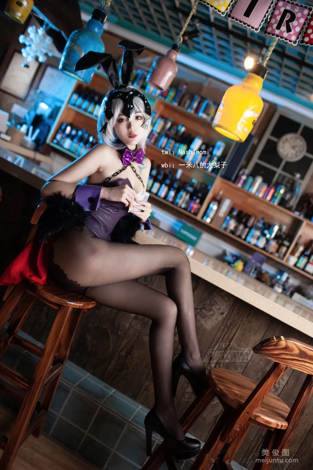 [網紅COSER] 一米八的大梨子 - 黑貞兔女郎 7