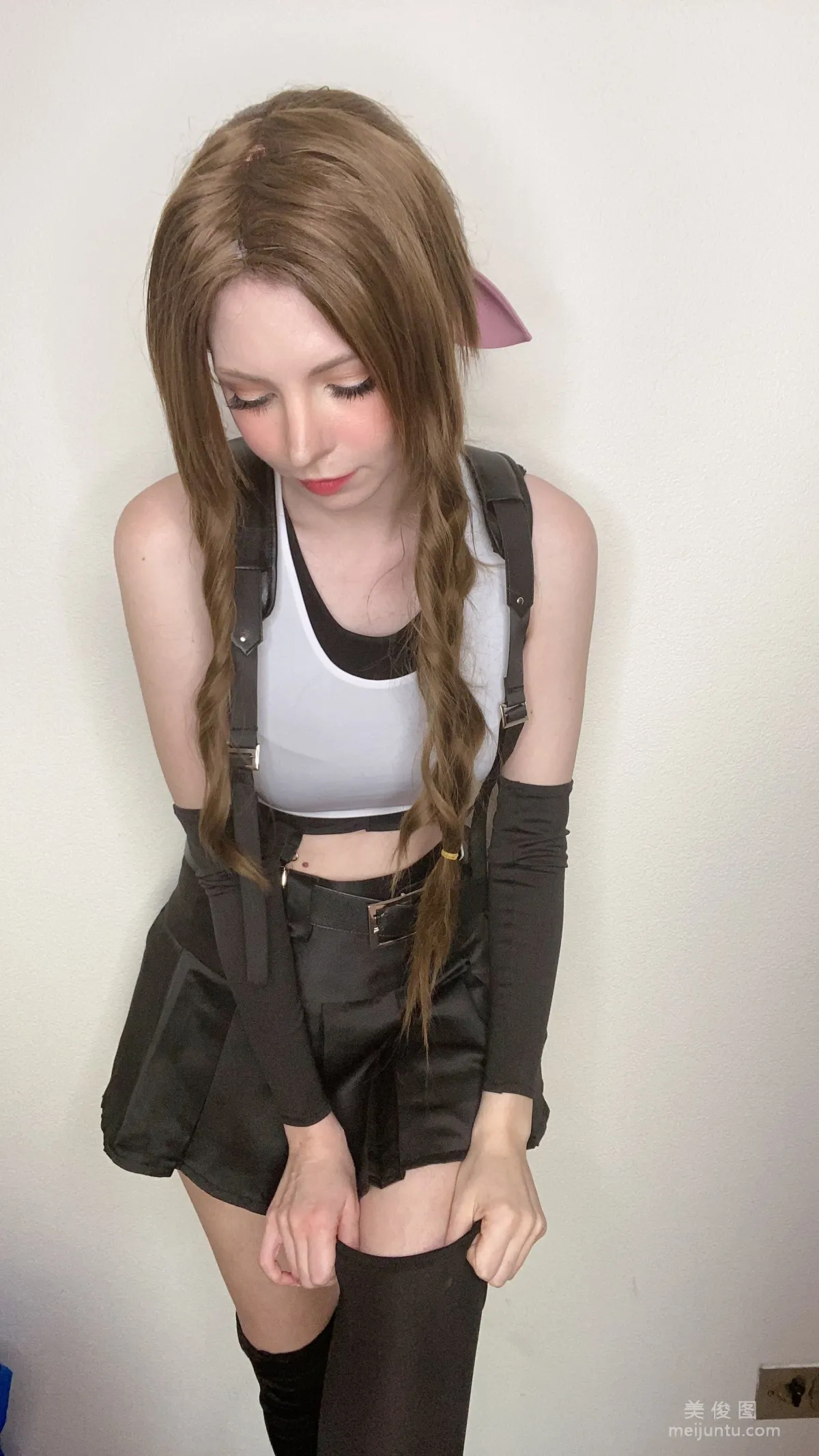[網紅COSER] Peach milky - Aerith Tifa Swap 60