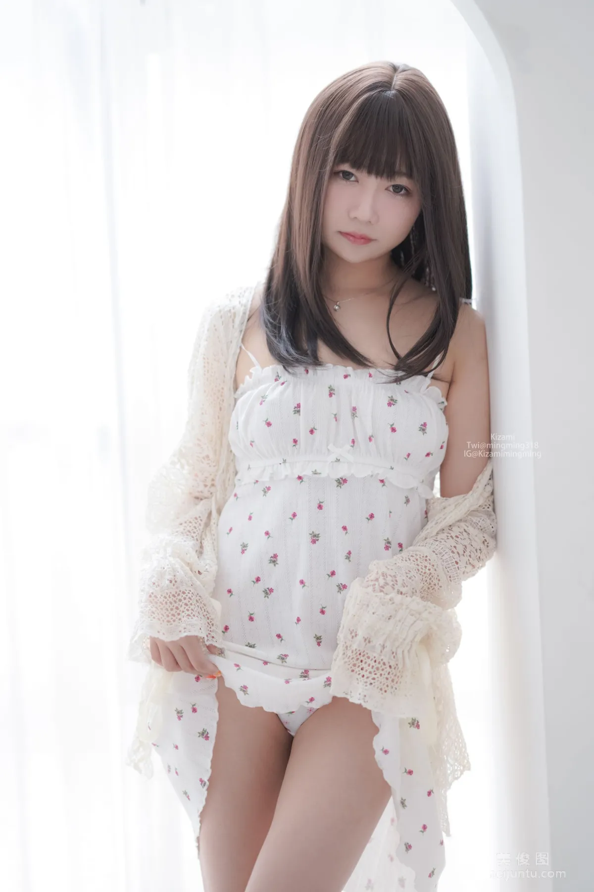 [銘銘Kizami] fantia 2021.09 针织衫+睡衣系列16