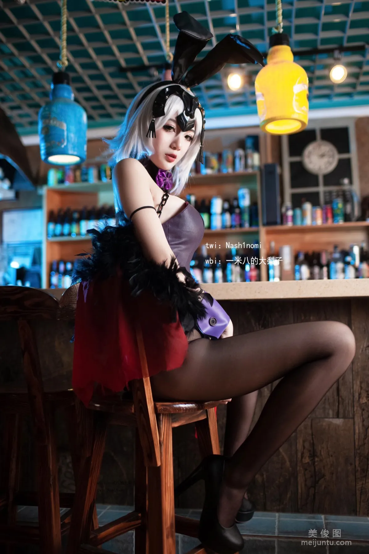 [網紅COSER] 一米八的大梨子 - 黑貞兔女郎 4