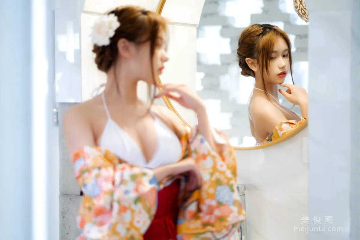 [網紅COSER] 一北亦北 - 和服泳裝 8