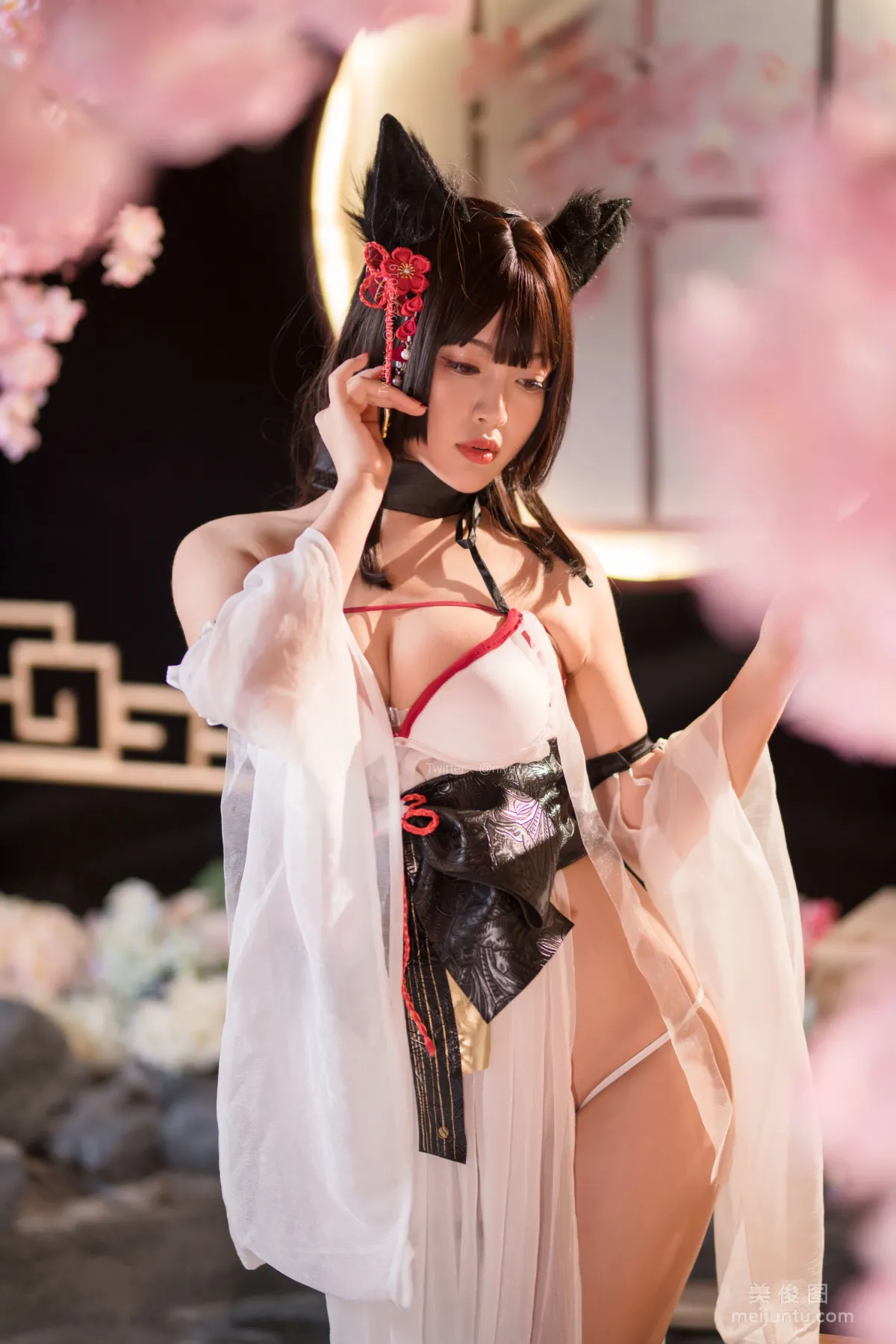 [網紅COSER] 萌系小姐姐-白烨- - 濕身泳裝 42