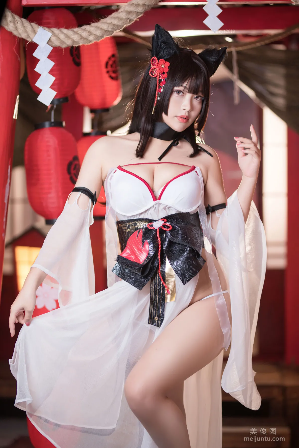 [網紅COSER] 萌系小姐姐-白烨- - 濕身泳裝 24
