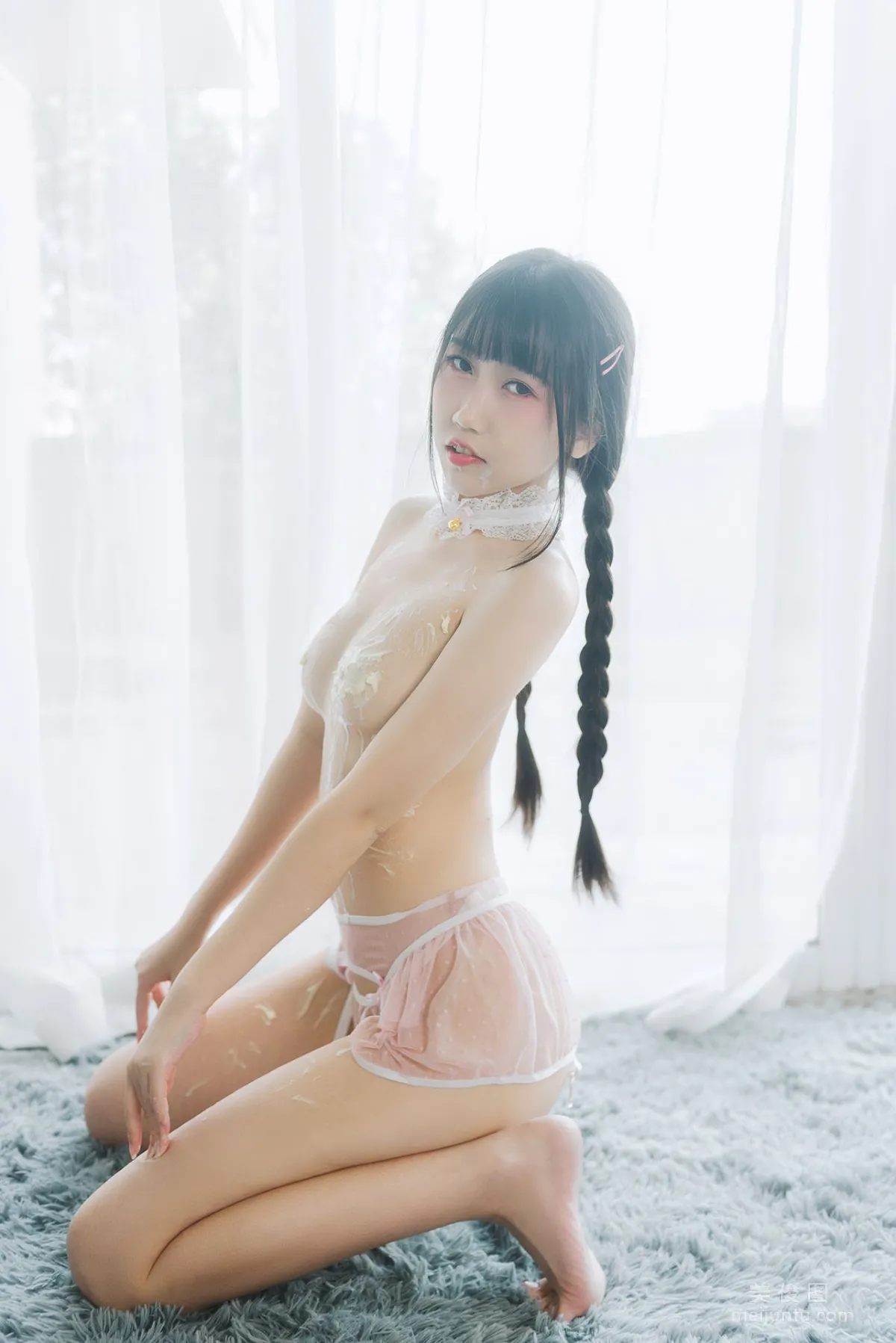 [網紅COSER] 微博人氣Coser不呆貓 - 奶油少女 52