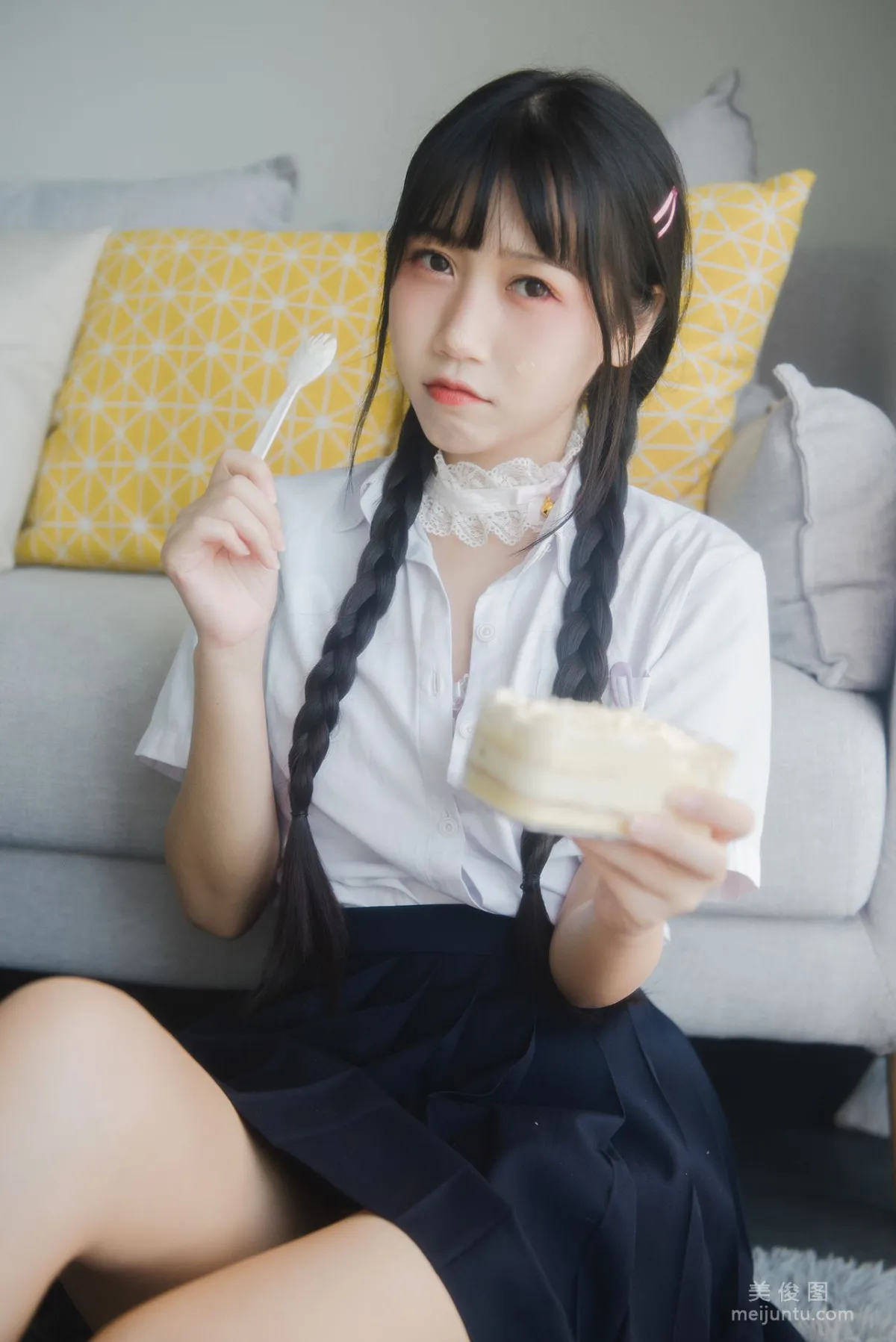 [網紅COSER] 微博人氣Coser不呆貓 - 奶油少女 7