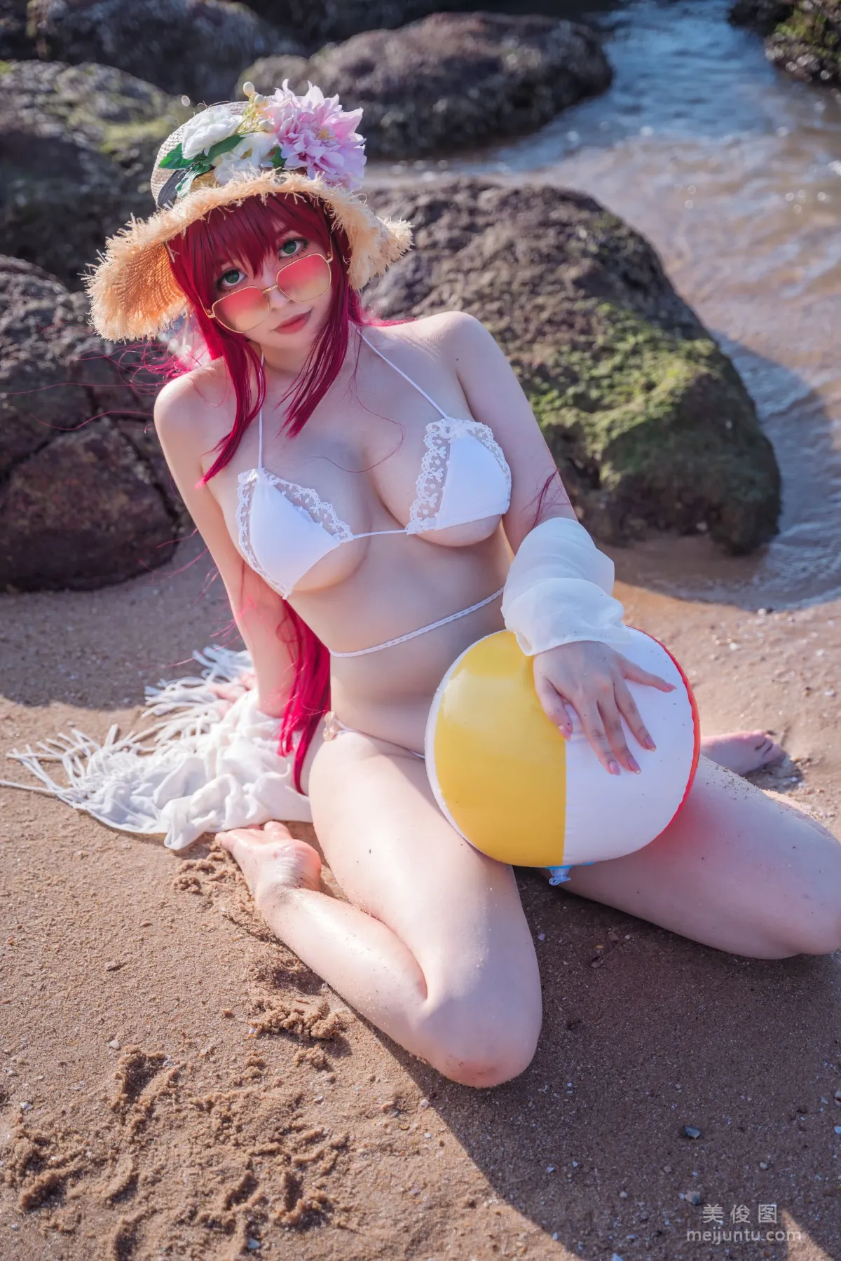 [網紅COSER] 啊日日_Ganlory - 絮庫夫泳裝 16