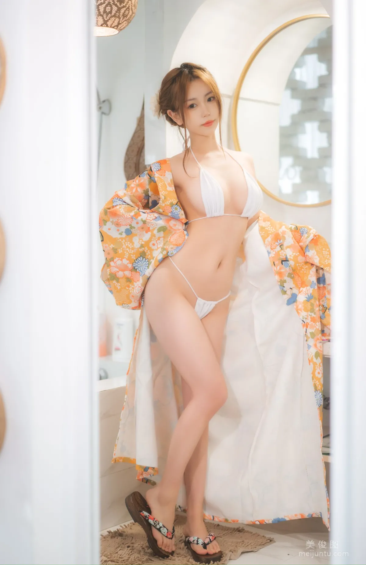 [網紅COSER] 一北亦北 - 和服泳裝 9