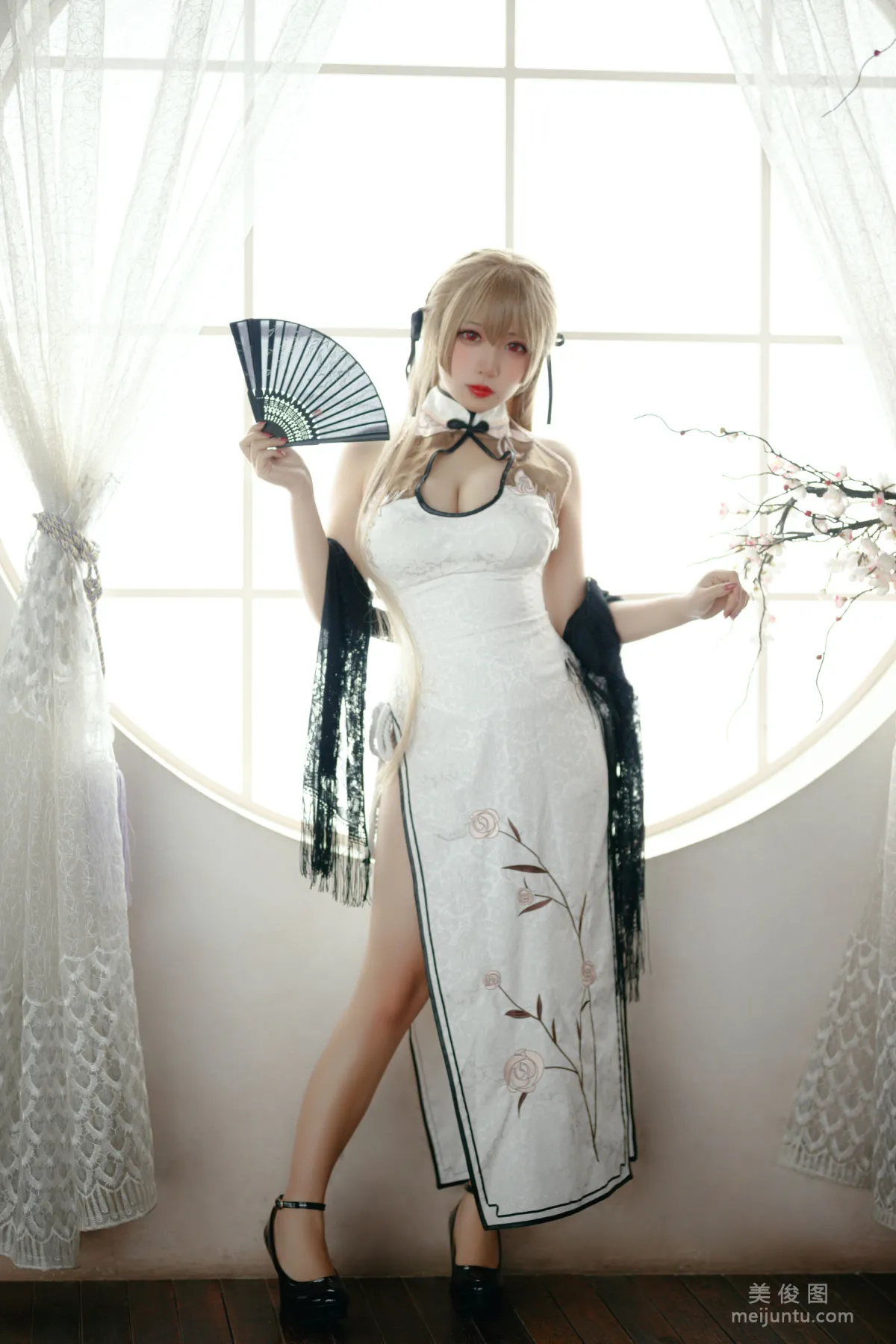 [網紅COSER] 動漫博主貓田聖奈奈(桃之啾啾) - 白玉佳人 8