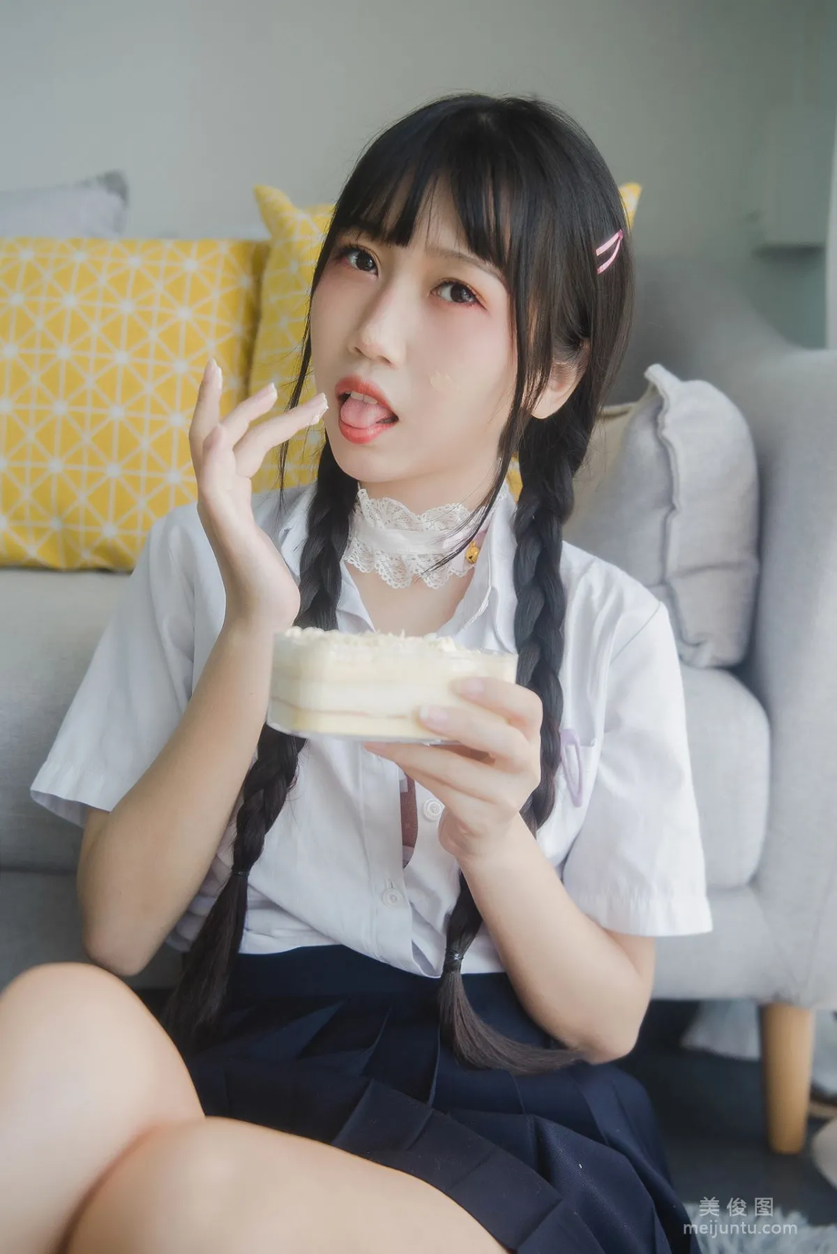 [網紅COSER] 微博人氣Coser不呆貓 - 奶油少女 9
