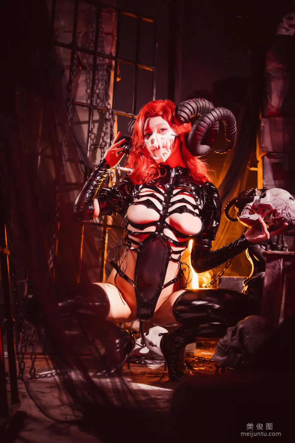 [網紅COSER] 萌系小姐姐蜜汁貓裘 - 骸骨 31
