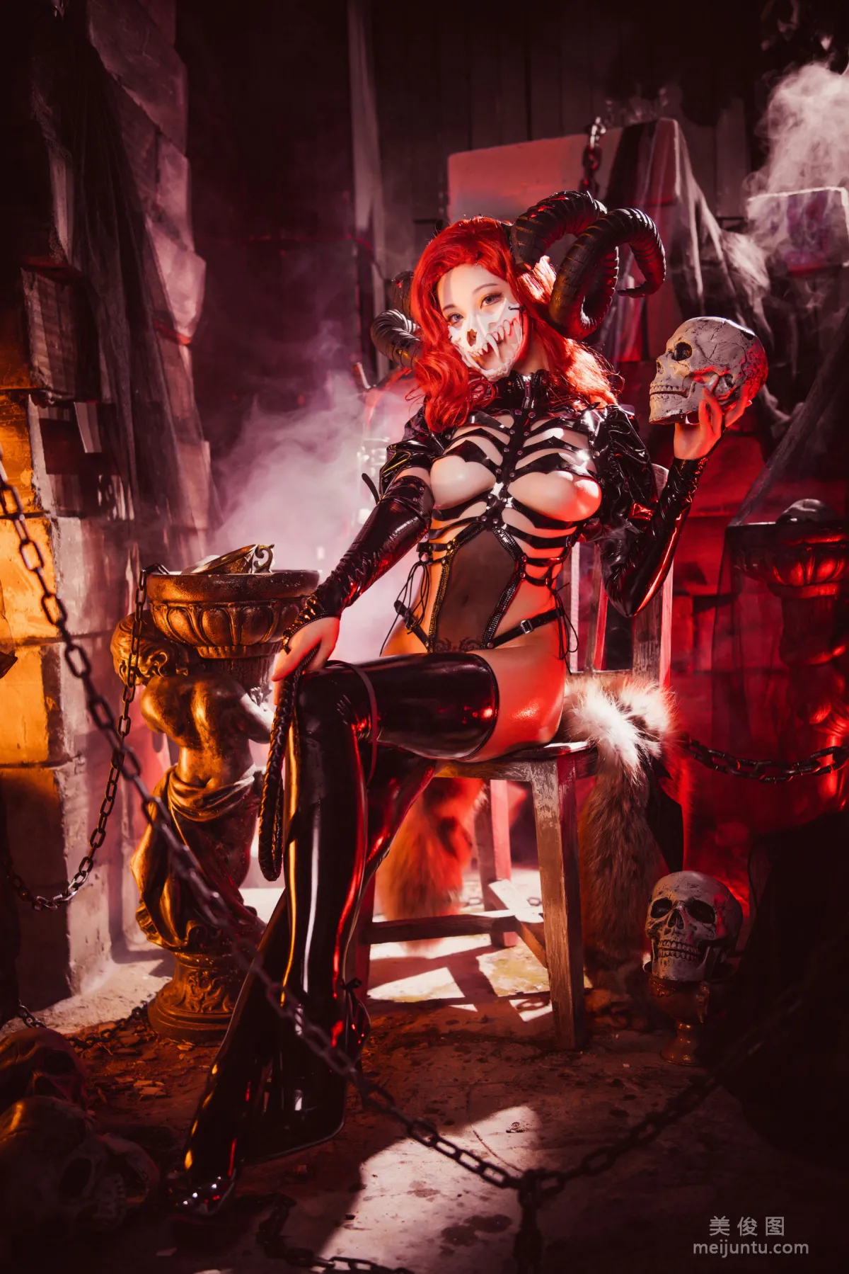 [網紅COSER] 萌系小姐姐蜜汁貓裘 - 骸骨 8