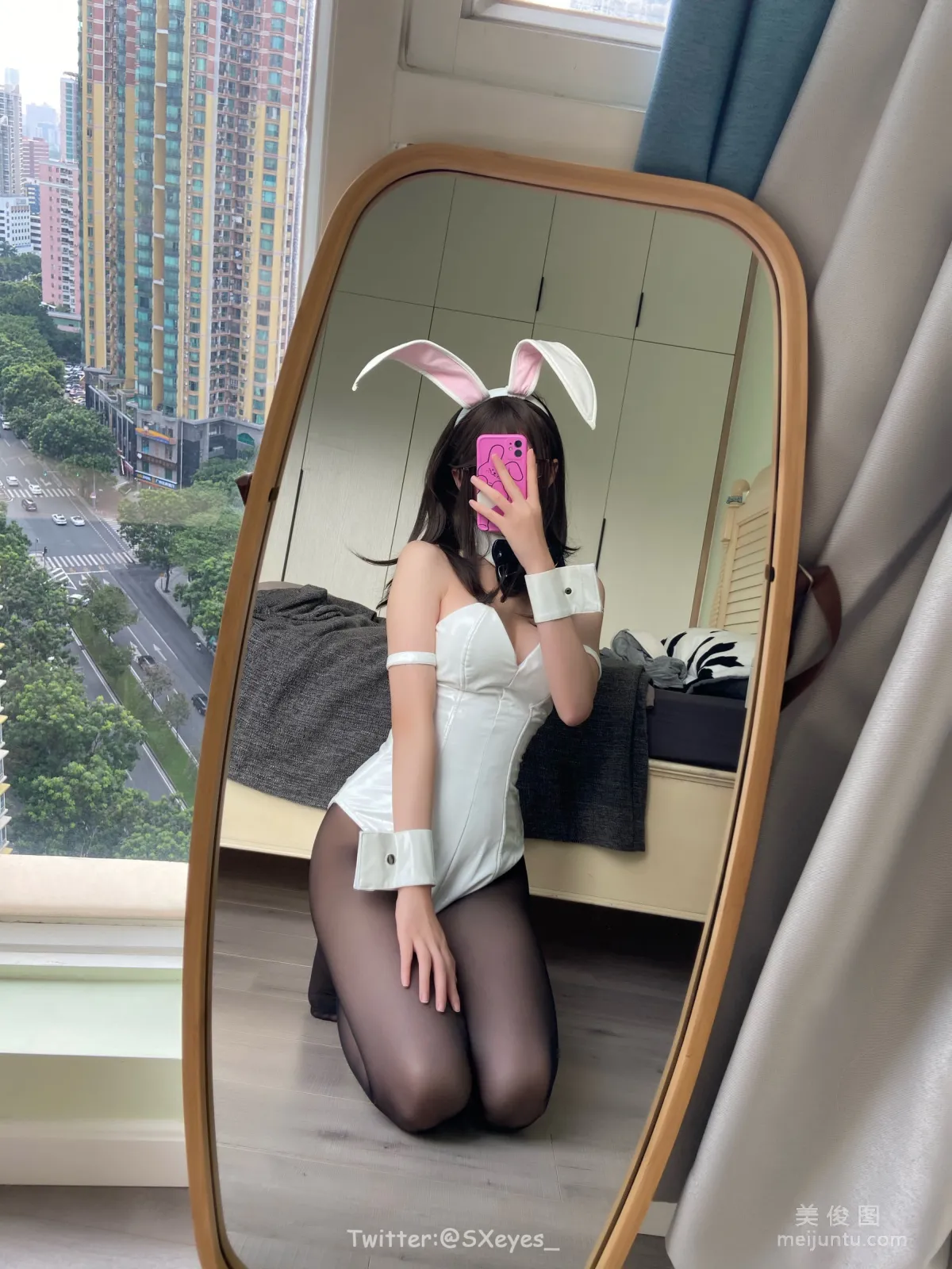 [網紅COSER] 萌妹子眼醬大魔王w - 黑絲兔女郎 14