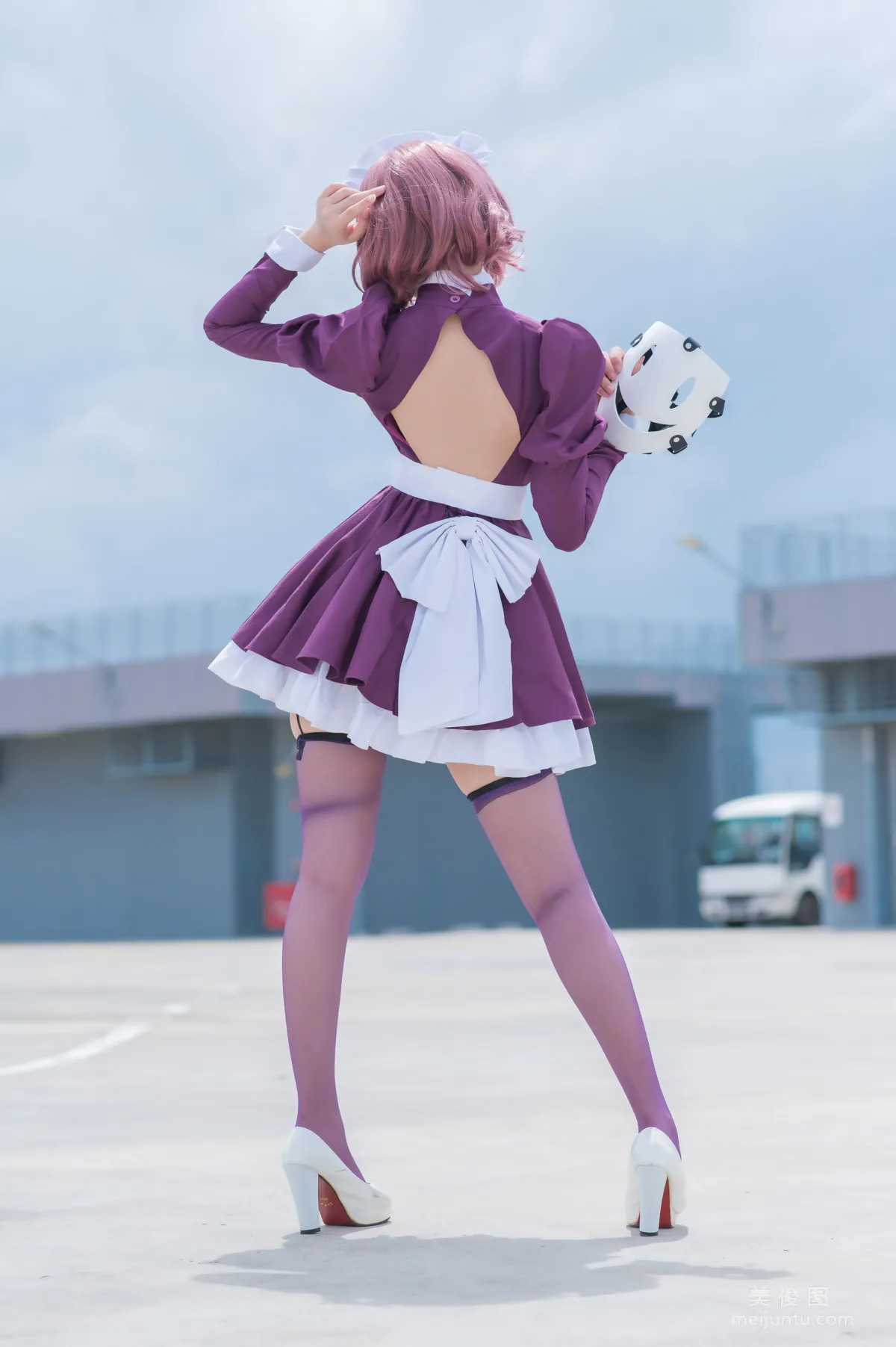 [網紅COSER] 花リリ(Plant Lily) - Maid Mask 12