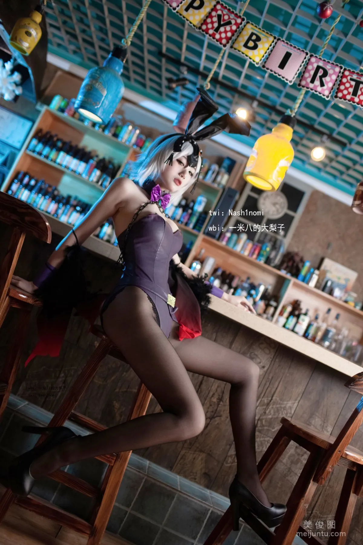 [網紅COSER] 一米八的大梨子 - 黑貞兔女郎 1