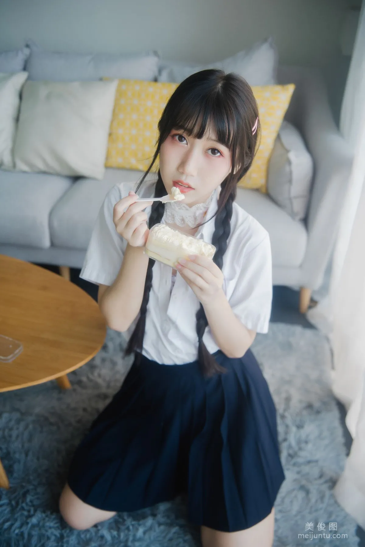 [網紅COSER] 微博人氣Coser不呆貓 - 奶油少女 20