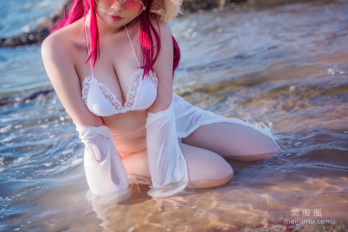 [網紅COSER] 啊日日_Ganlory - 絮庫夫泳裝 20