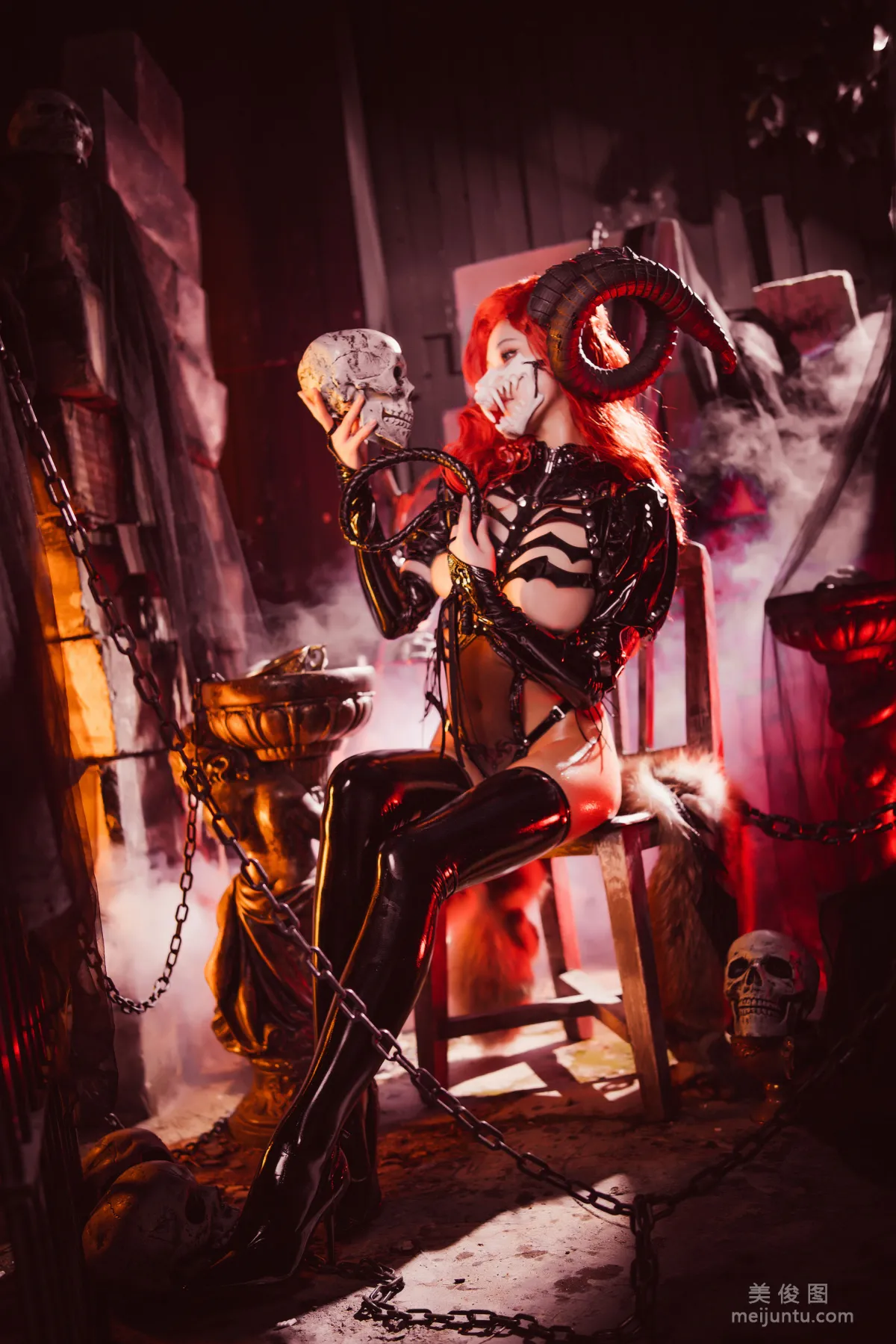 [網紅COSER] 萌系小姐姐蜜汁貓裘 - 骸骨 10