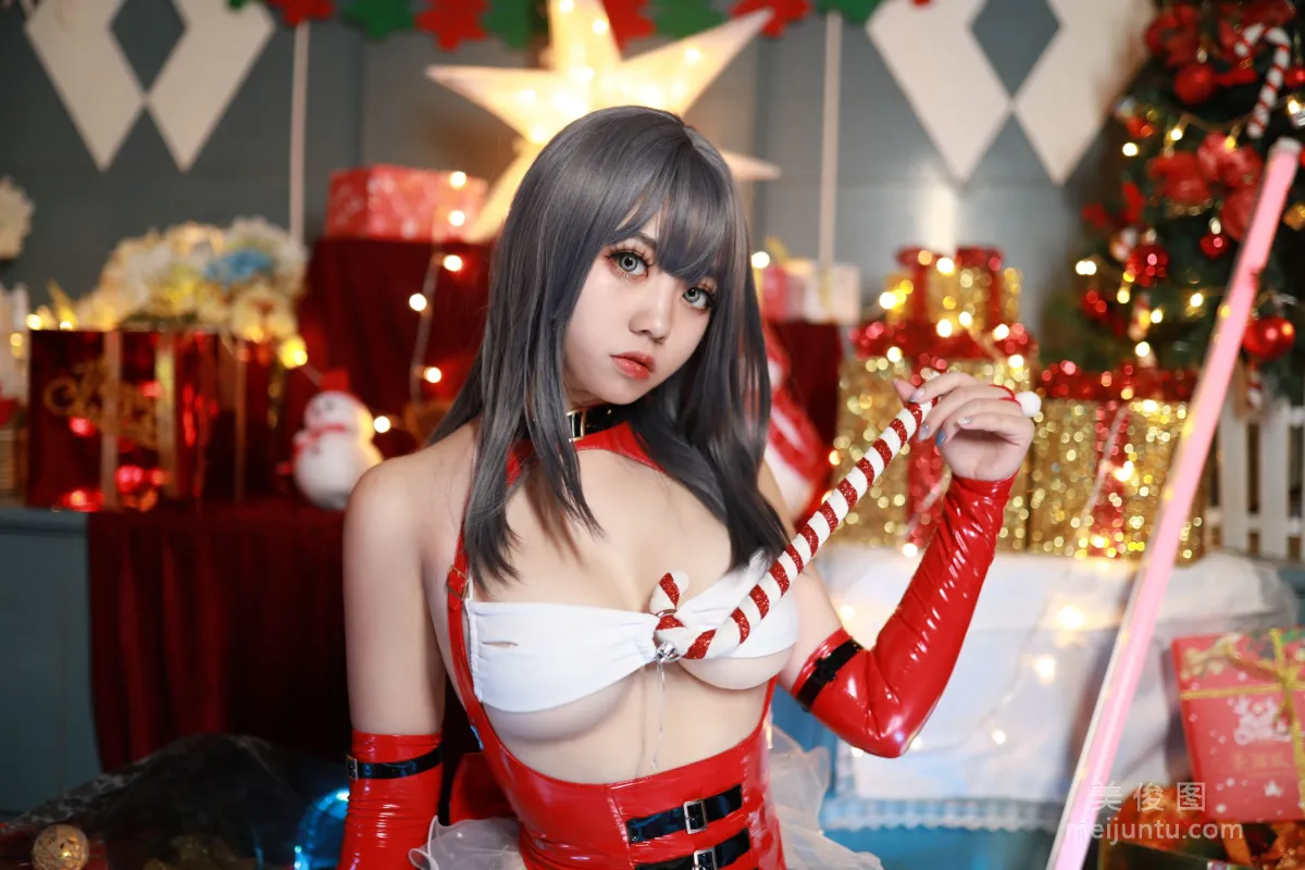 [网红COSER] 啊日日_Ganlory - 圣诞8