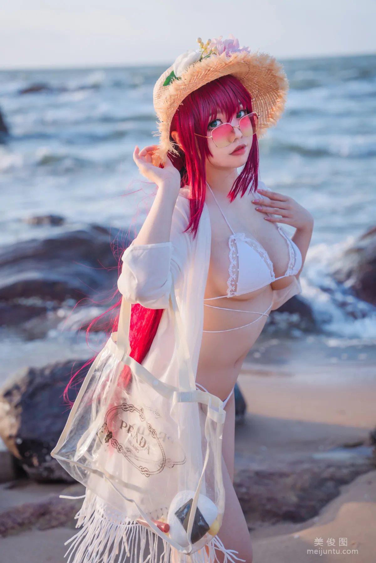 [網紅COSER] 啊日日_Ganlory - 絮庫夫泳裝 25