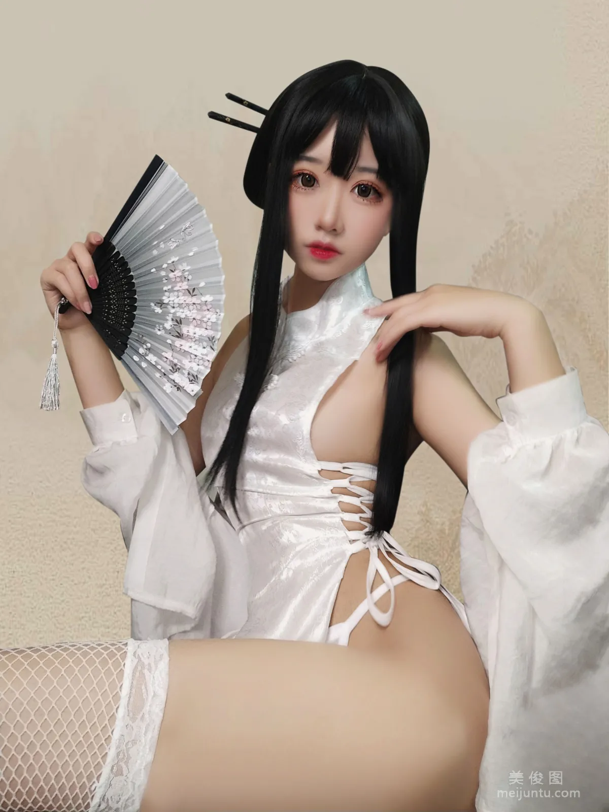 [網紅COSER] 貓君君MaoJun - 綁帶旗袍 1