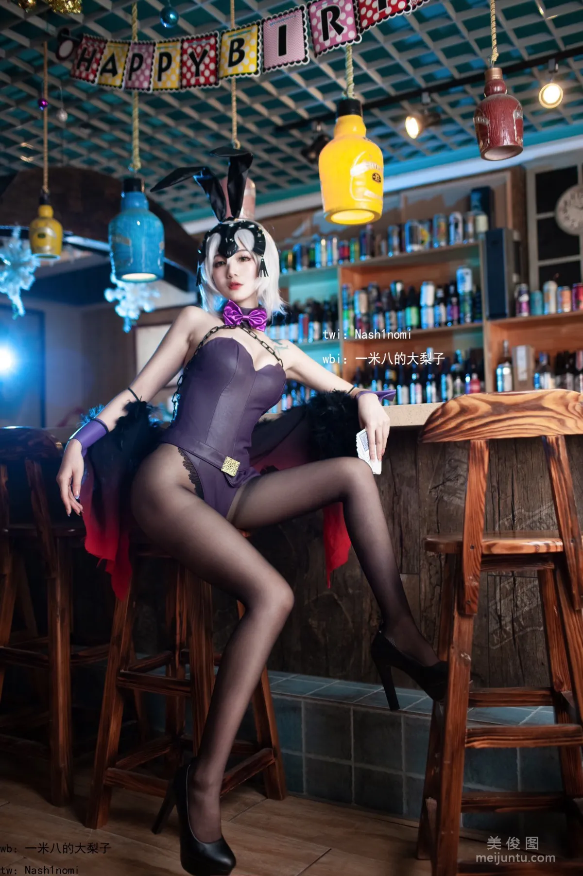 [網紅COSER] 一米八的大梨子 - 黑貞兔女郎 6