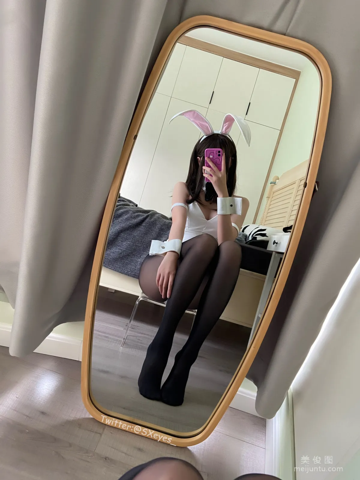 [網紅COSER] 萌妹子眼醬大魔王w - 黑絲兔女郎 10