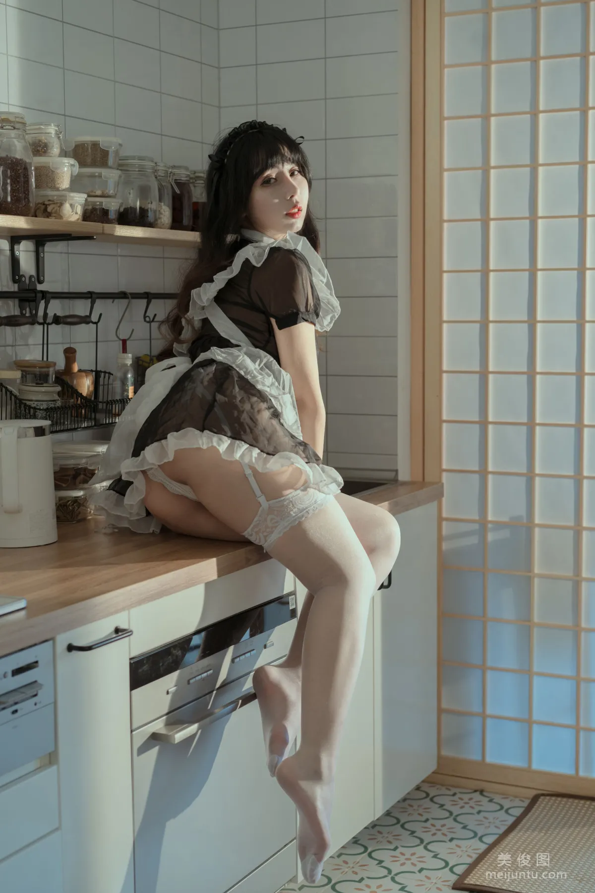 [網紅COSER] 雲溪溪 - 奶桃女仆 5