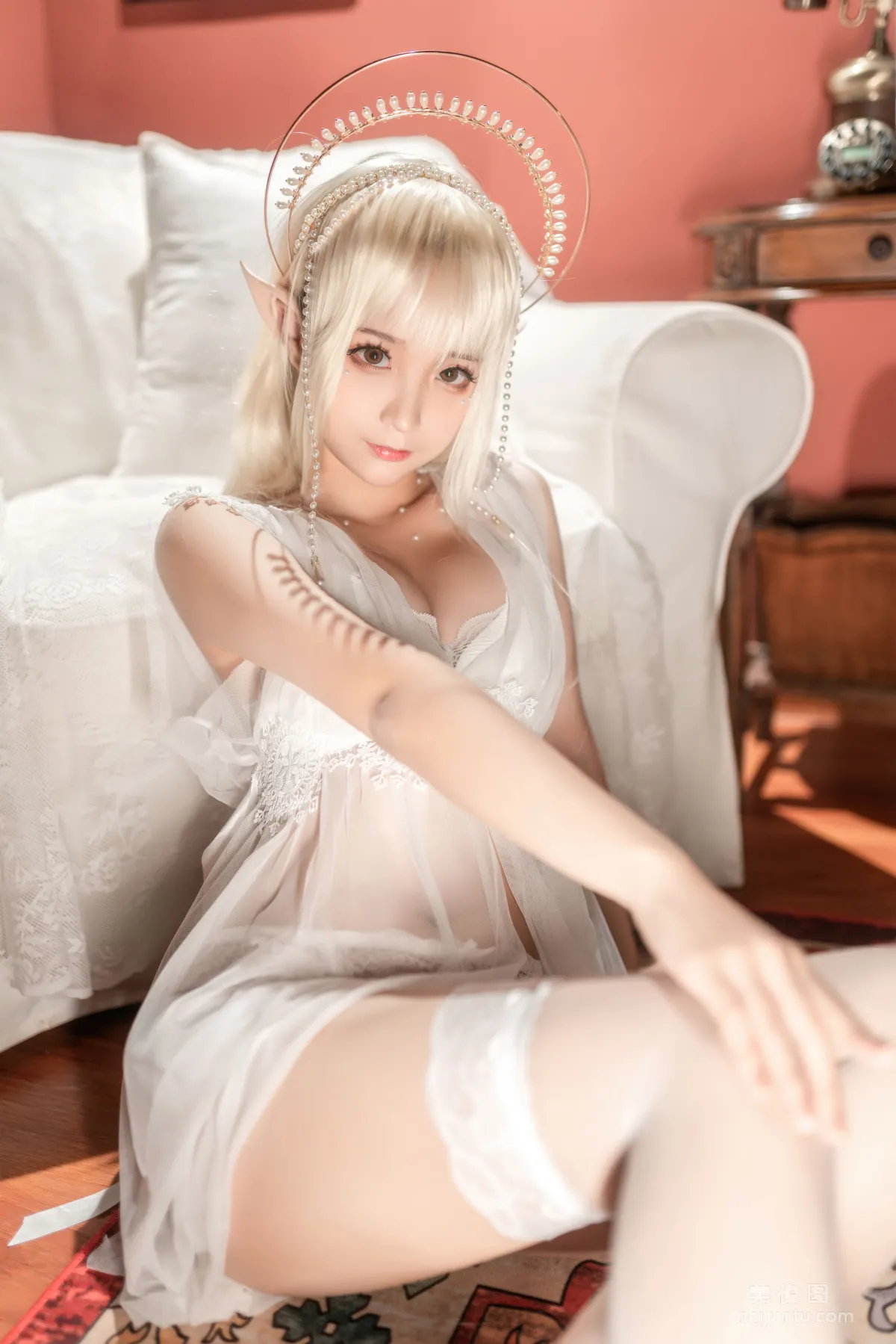 [網紅COSER] 動漫博主蠢沫沫 - 尖耳國度 紗精靈 17