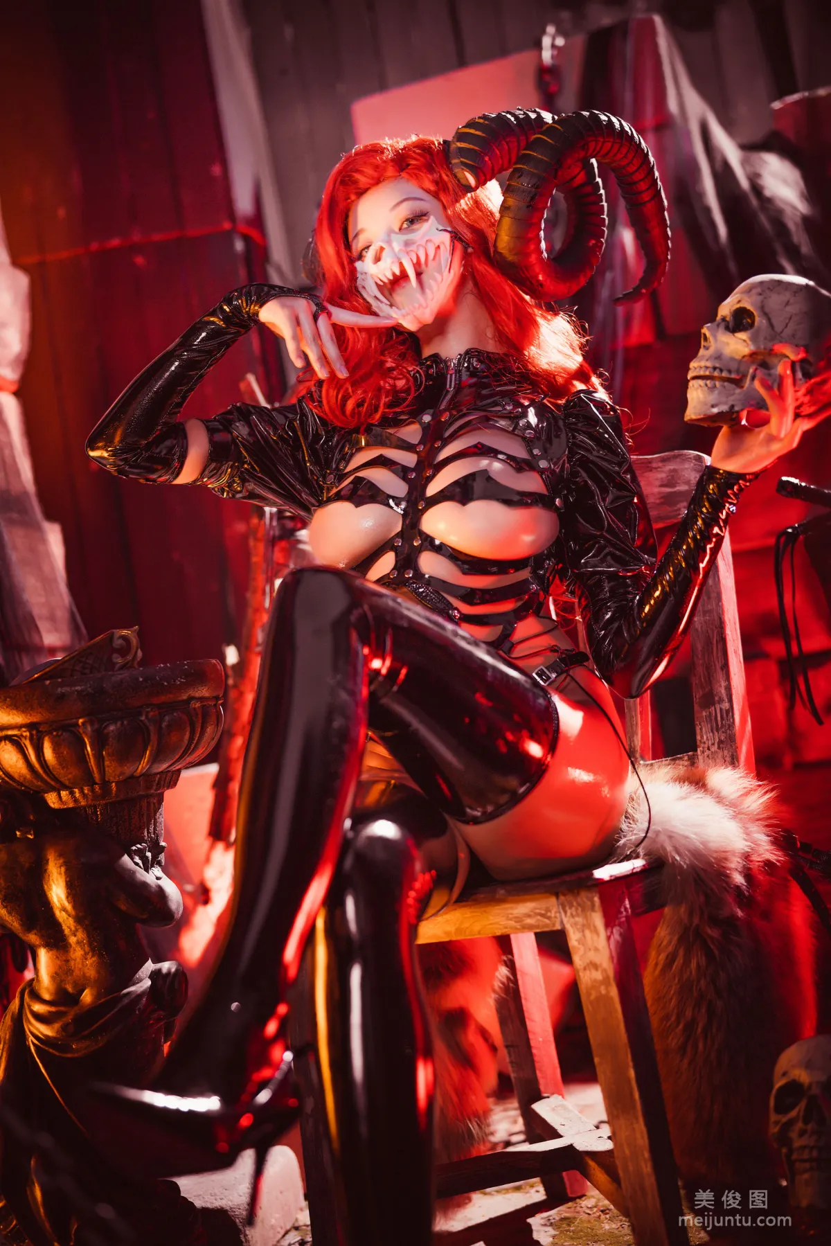 [網紅COSER] 萌系小姐姐蜜汁貓裘 - 骸骨 15
