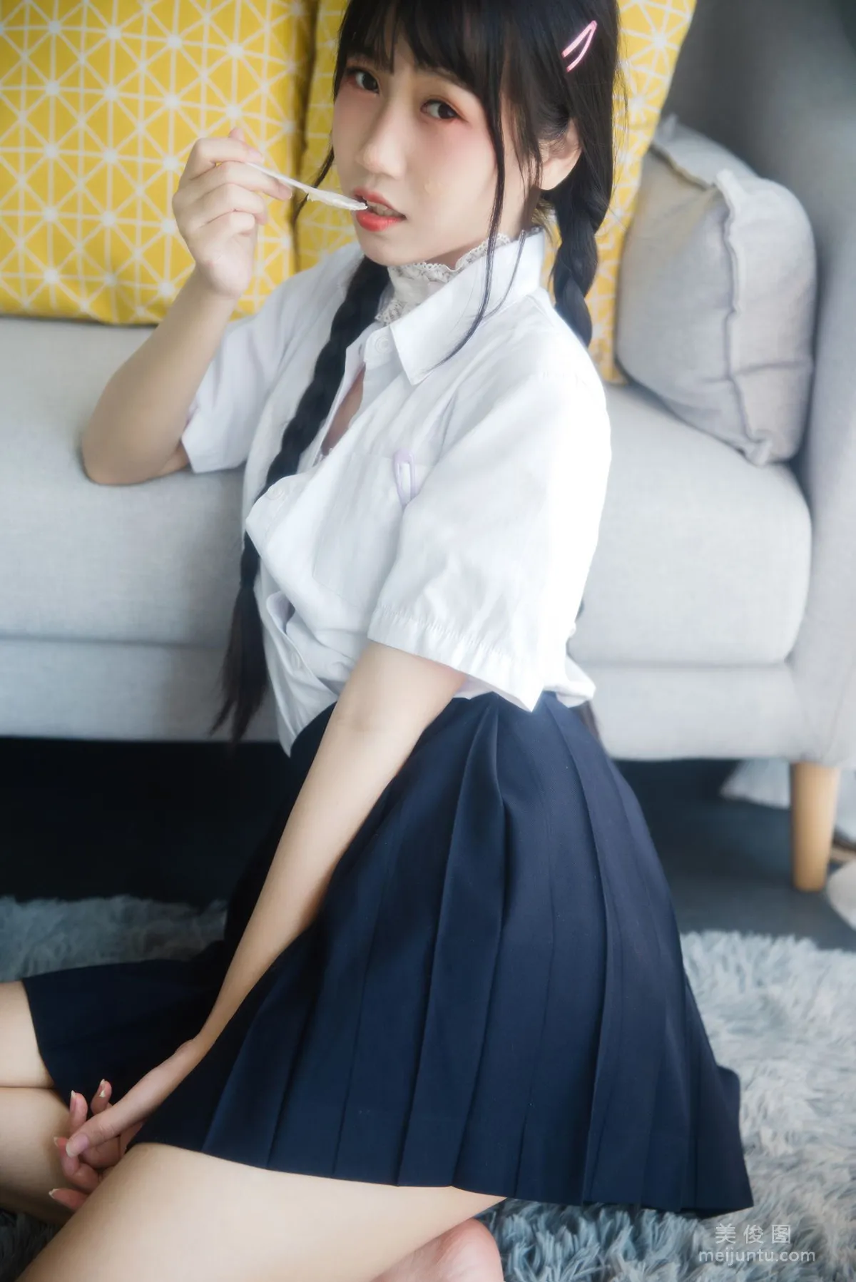 [網紅COSER] 微博人氣Coser不呆貓 - 奶油少女 22