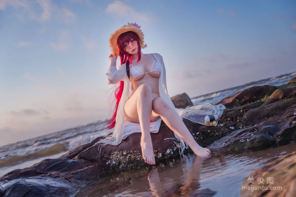 [網紅COSER] 啊日日_Ganlory - 絮庫夫泳裝 14