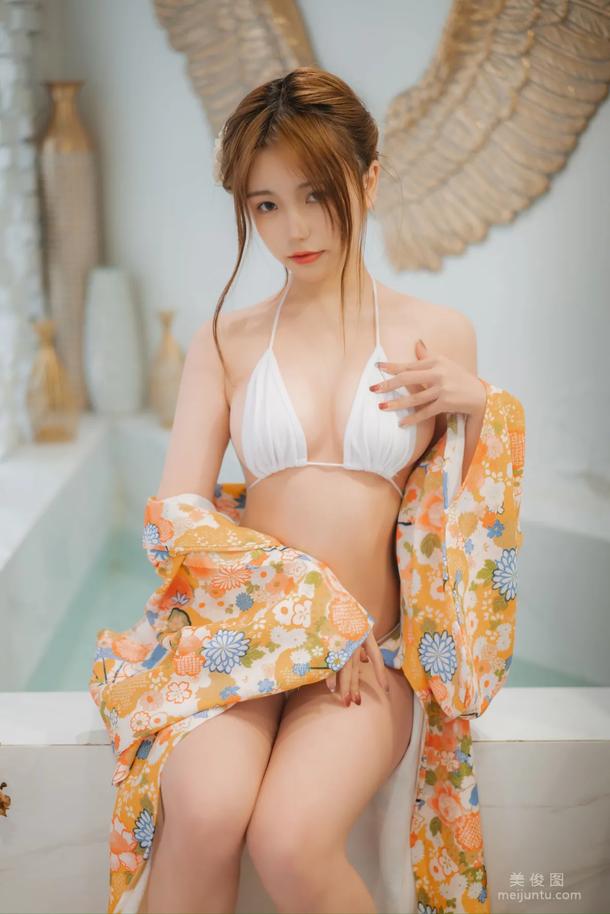 [網紅COSER] 一北亦北 - 和服泳裝 10
