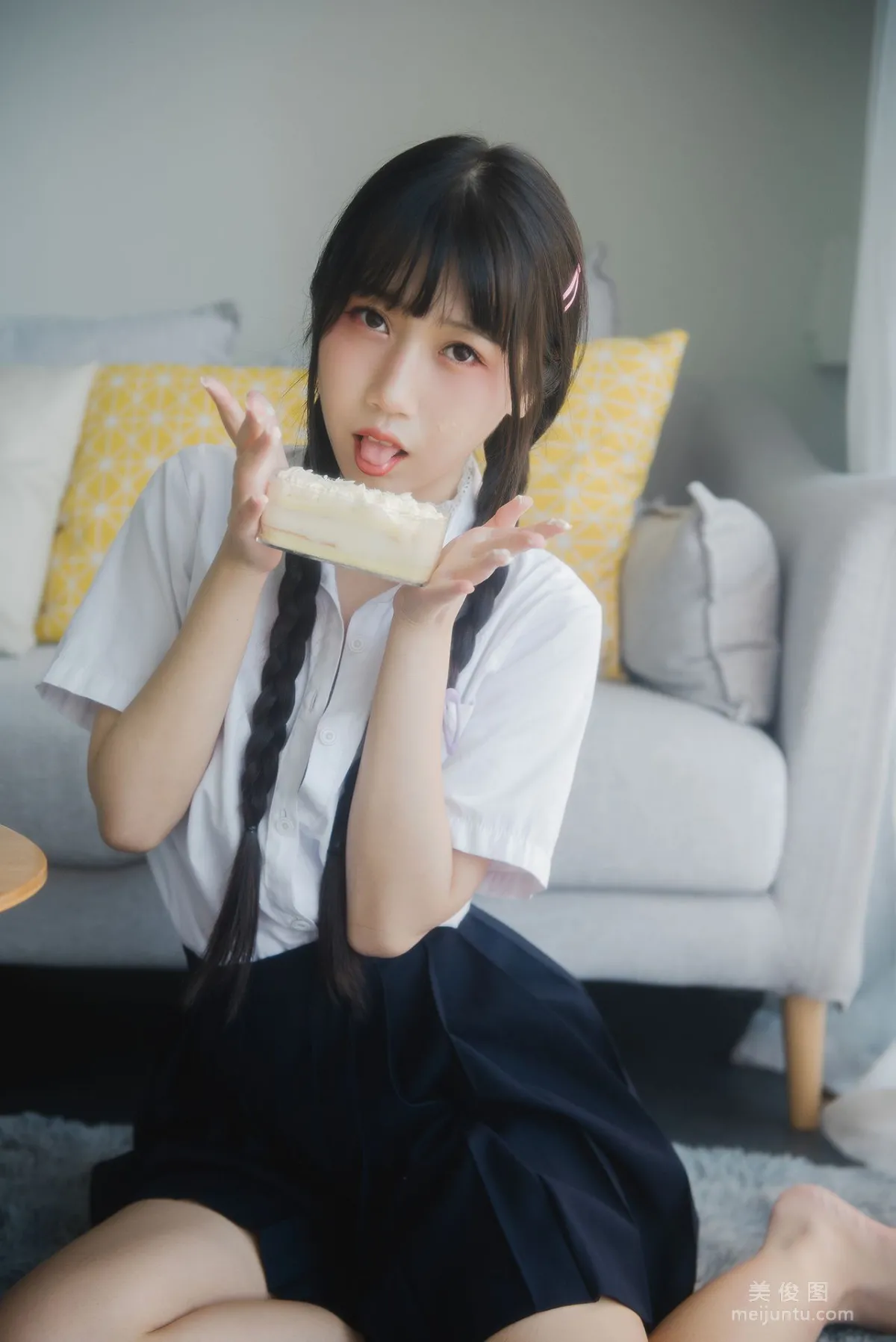 [網紅COSER] 微博人氣Coser不呆貓 - 奶油少女 15