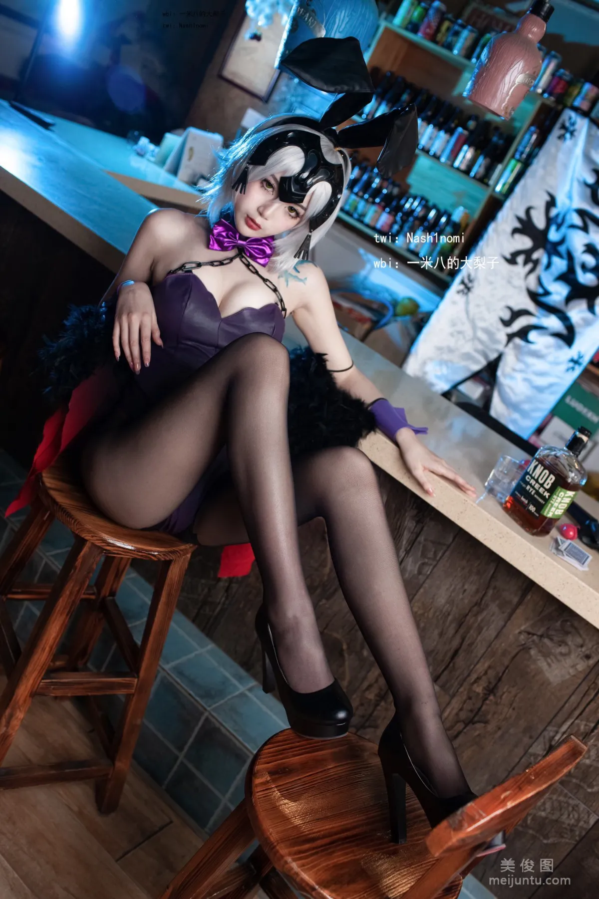 [網紅COSER] 一米八的大梨子 - 黑貞兔女郎 10
