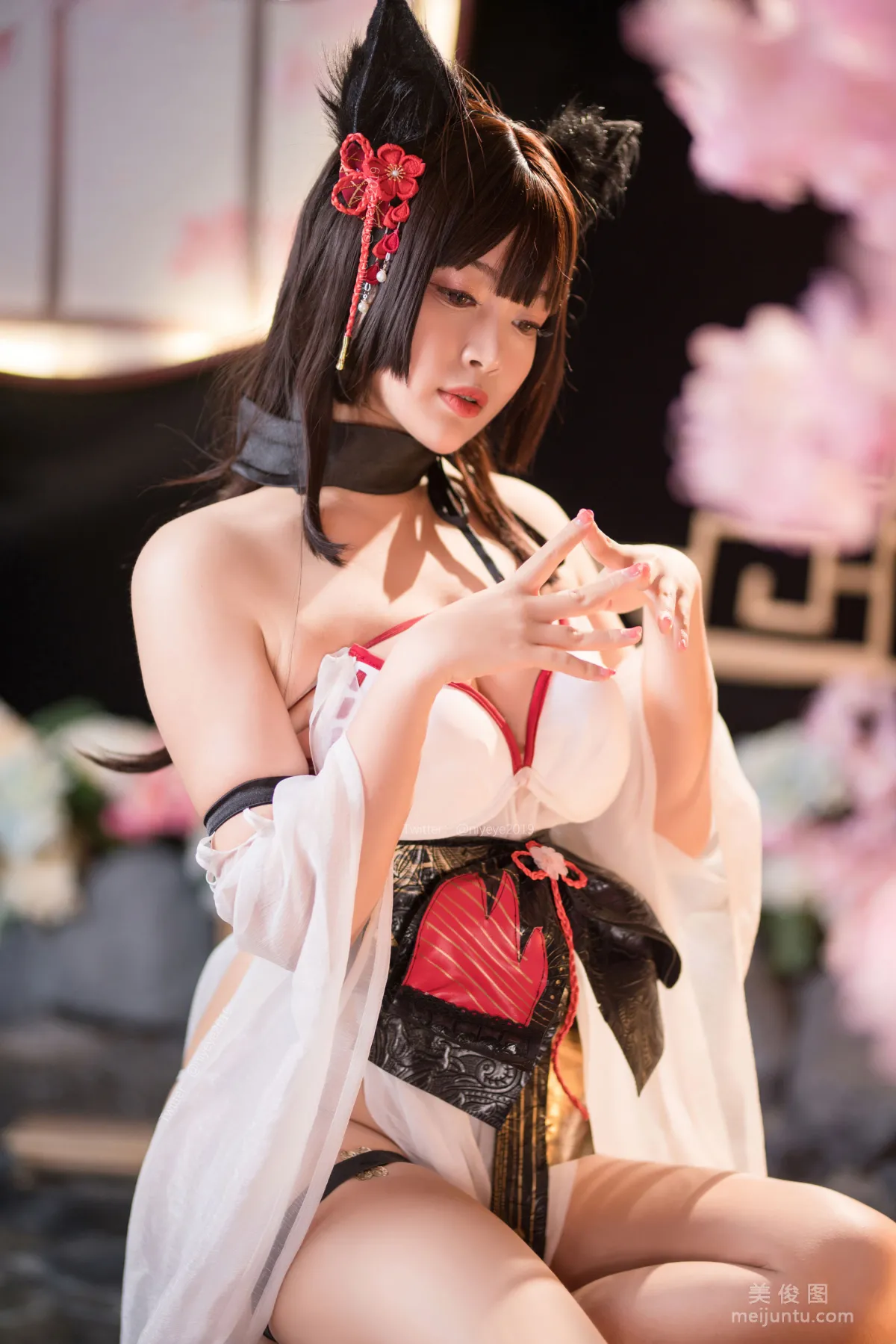 [網紅COSER] 萌系小姐姐-白烨- - 濕身泳裝 41