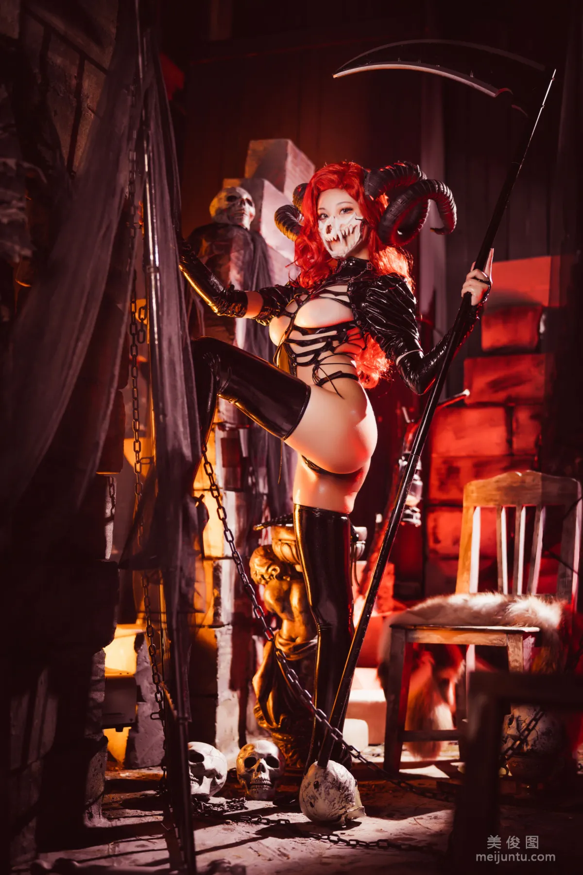 [網紅COSER] 萌系小姐姐蜜汁貓裘 - 骸骨 18
