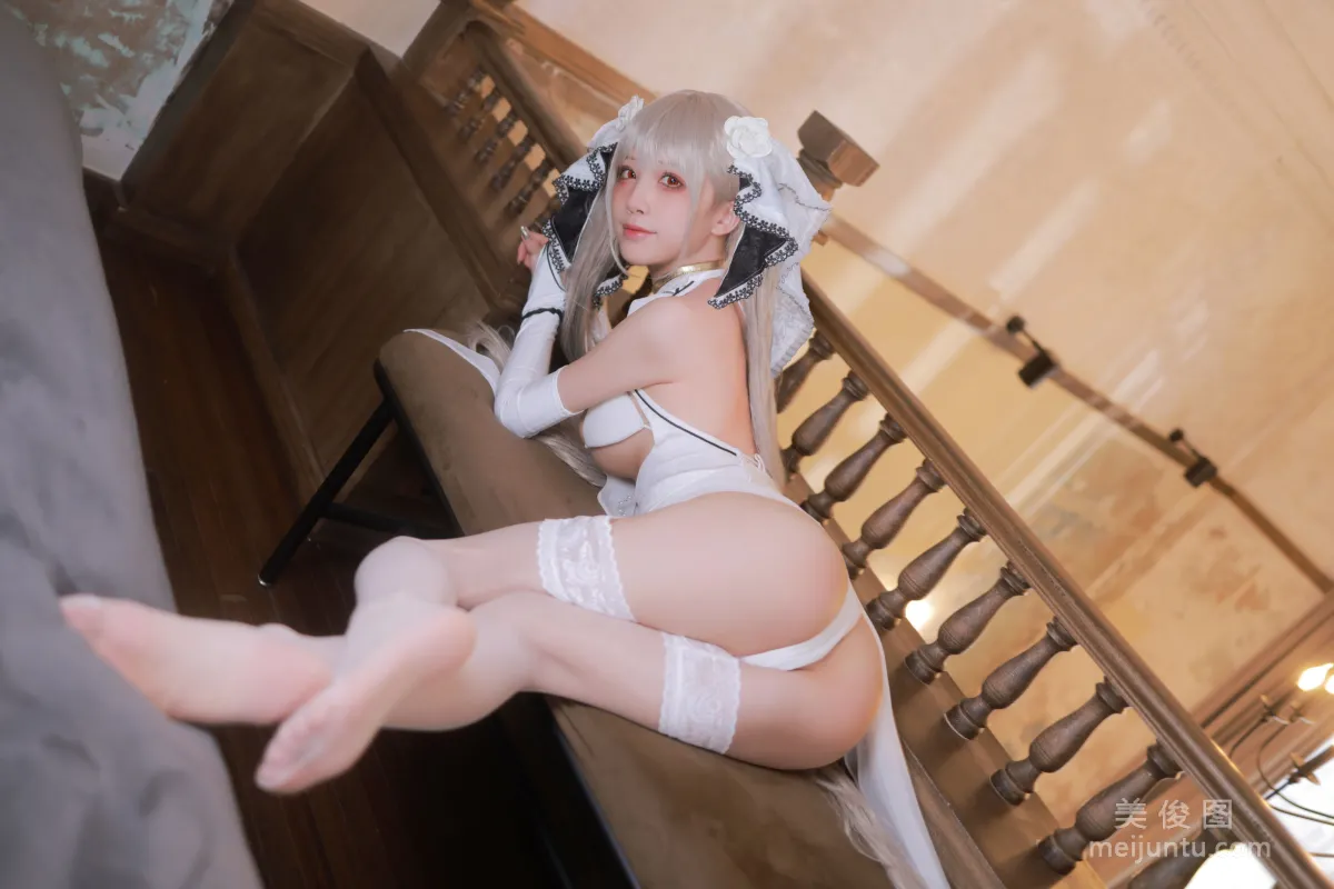 [網紅COSER] 動漫博主水淼aqua - 碧藍航線 可畏 禮服 27