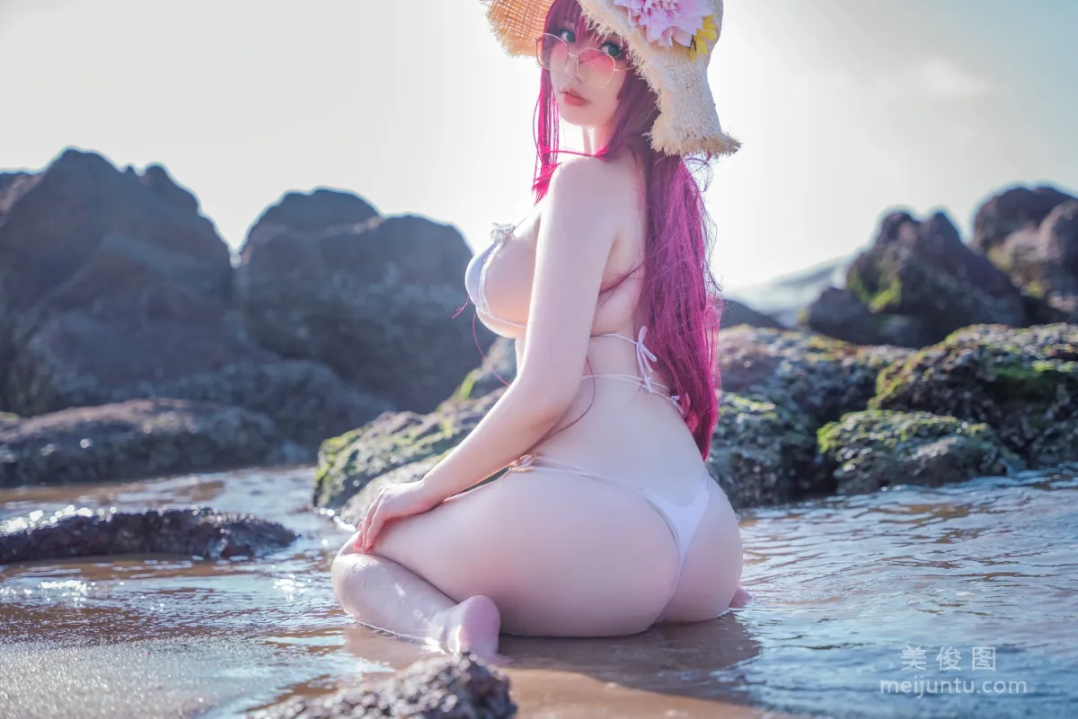 [網紅COSER] 啊日日_Ganlory - 絮庫夫泳裝 27