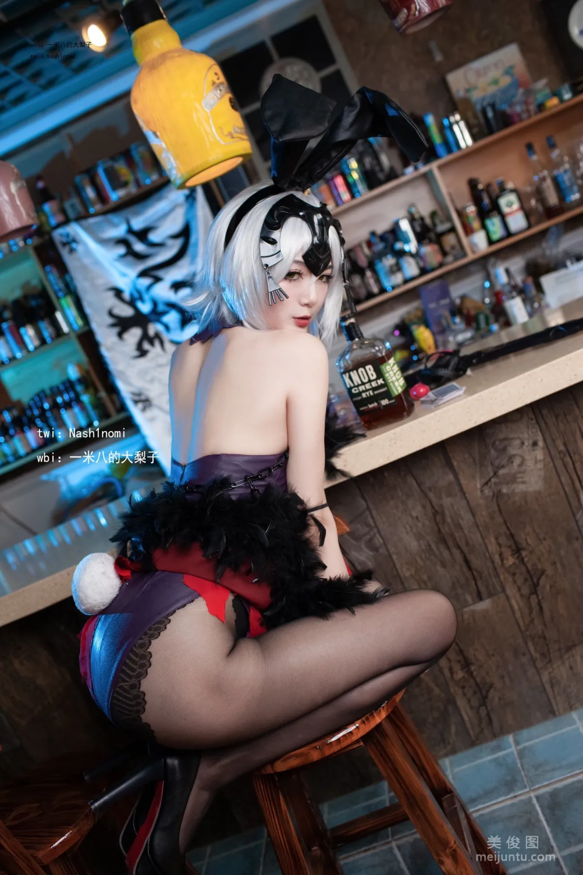 [網紅COSER] 一米八的大梨子 - 黑貞兔女郎 8
