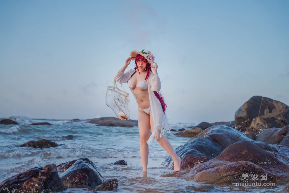 [網紅COSER] 啊日日_Ganlory - 絮庫夫泳裝 31