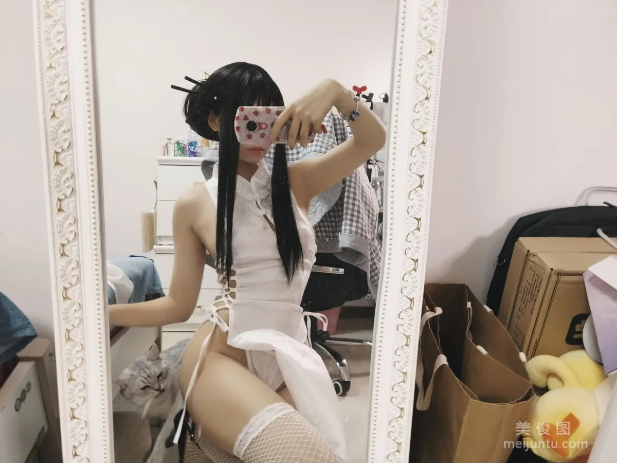 [網紅COSER] 貓君君MaoJun - 綁帶旗袍 8