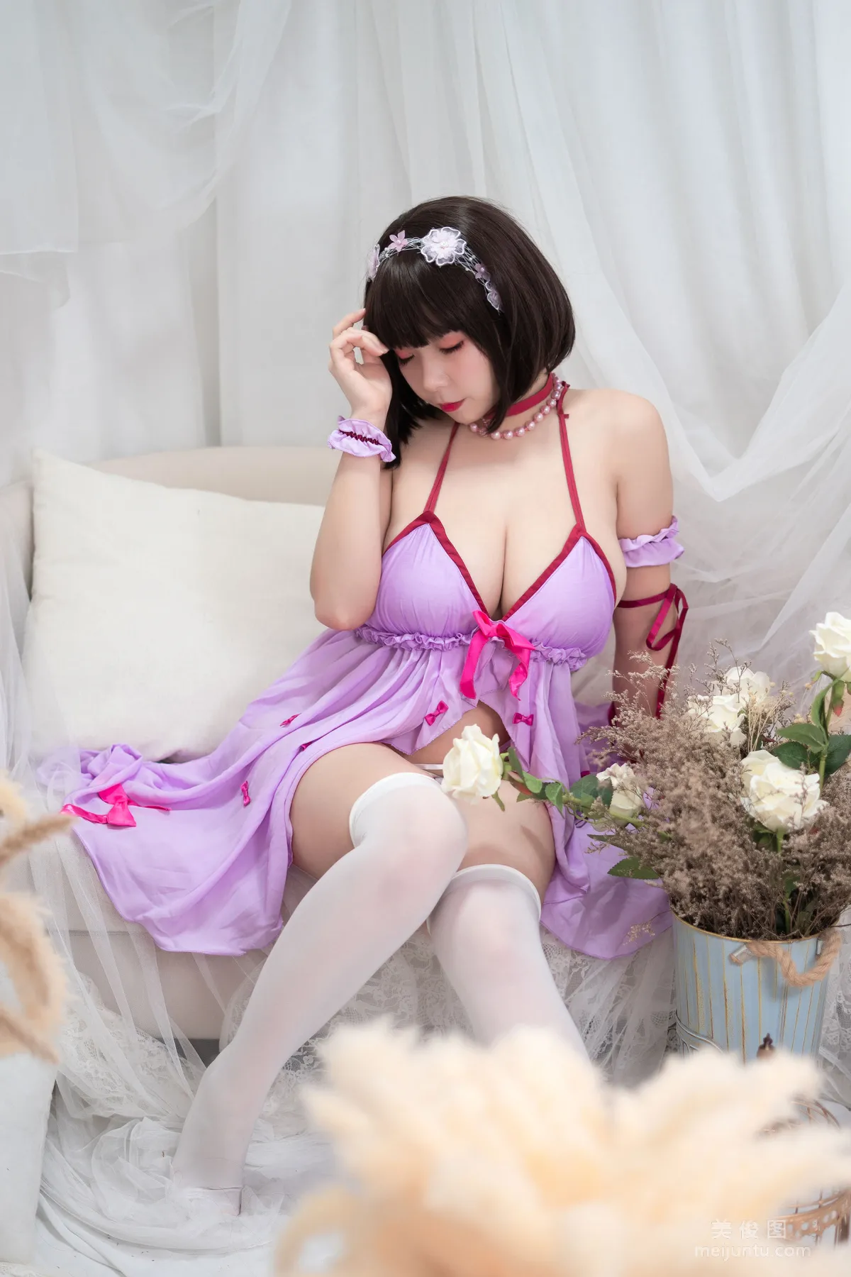 [網紅COSER] 自閉顔球球(無顔小天使wy) - 加藤惠 18
