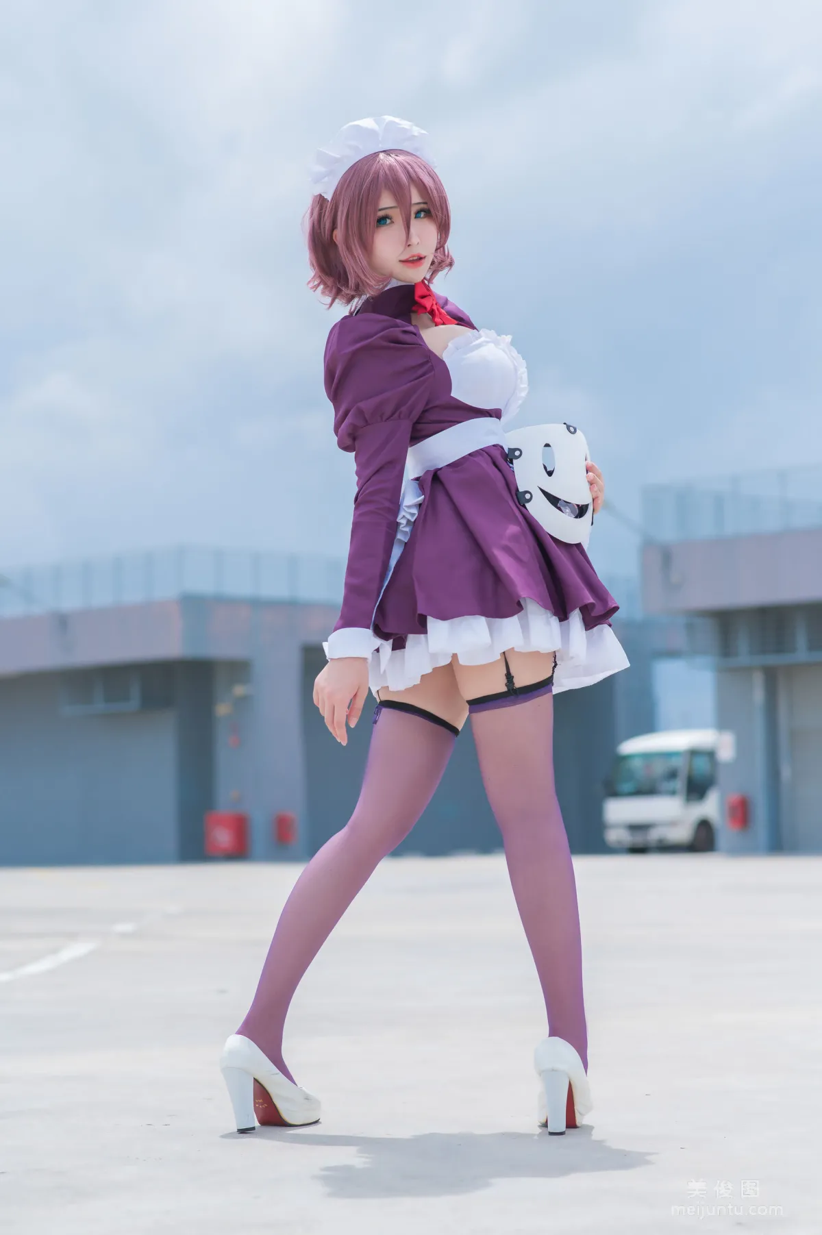 [網紅COSER] 花リリ(Plant Lily) - Maid Mask 2