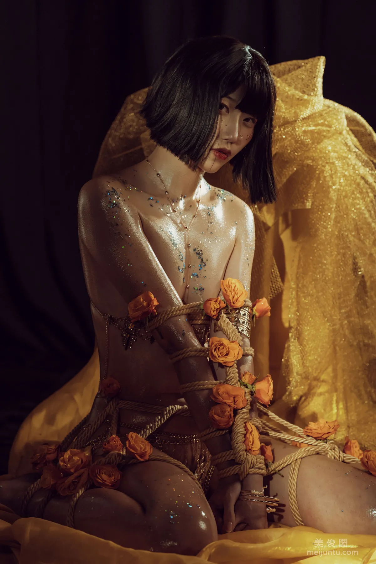[網紅COSER] 雲溪溪 - 花與繩 28