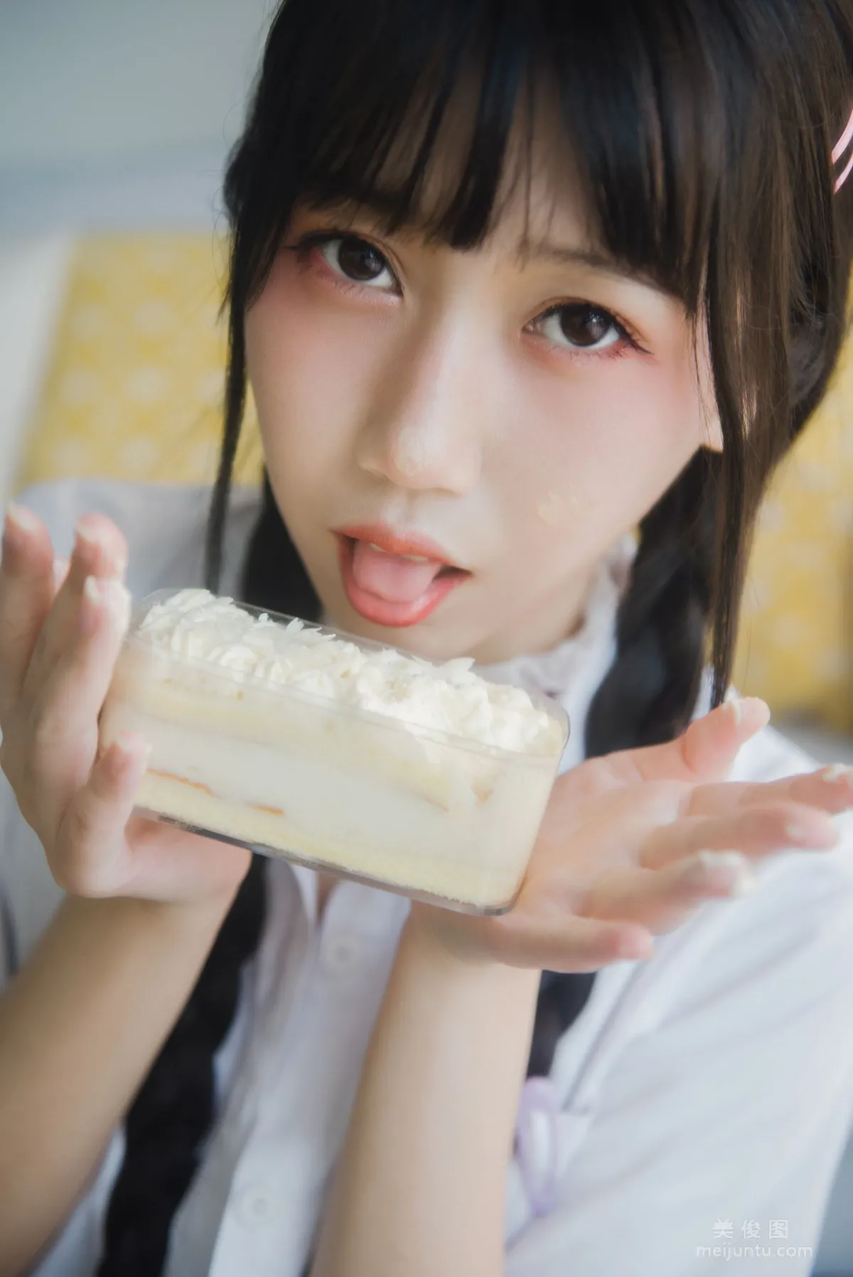 [網紅COSER] 微博人氣Coser不呆貓 - 奶油少女 16