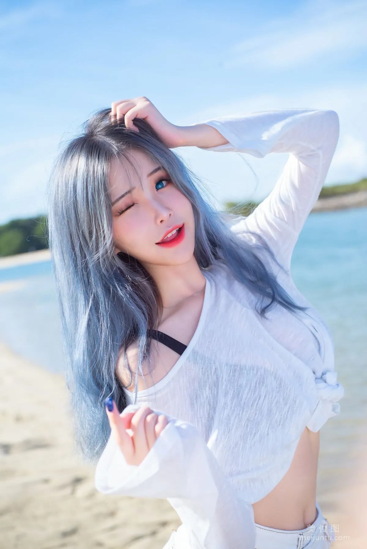 [網紅COSER] 花リリ(Plant Lily) - Beach lily 38