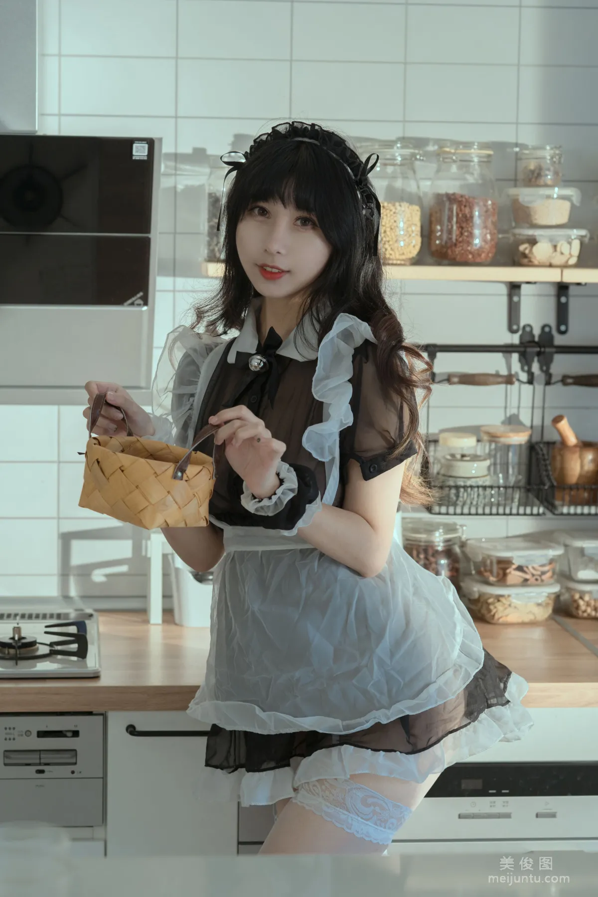 [網紅COSER] 雲溪溪 - 奶桃女仆 3