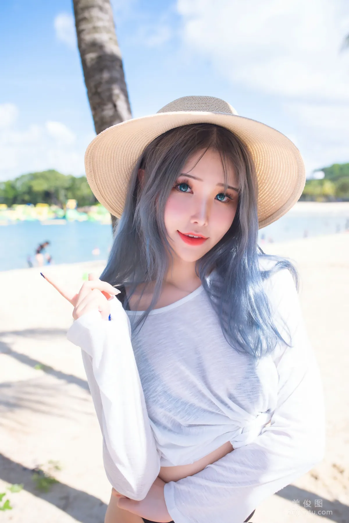 [網紅COSER] 花リリ(Plant Lily) - Beach lily 32