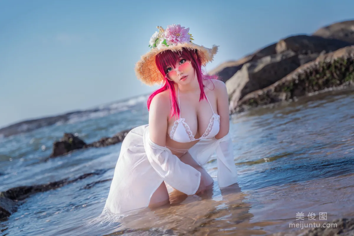 [網紅COSER] 啊日日_Ganlory - 絮庫夫泳裝 8